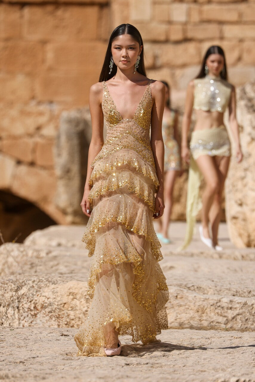 Tulle Layered Dress