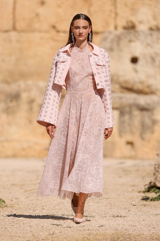 Long Sleeve Jacket & Lace Dress
