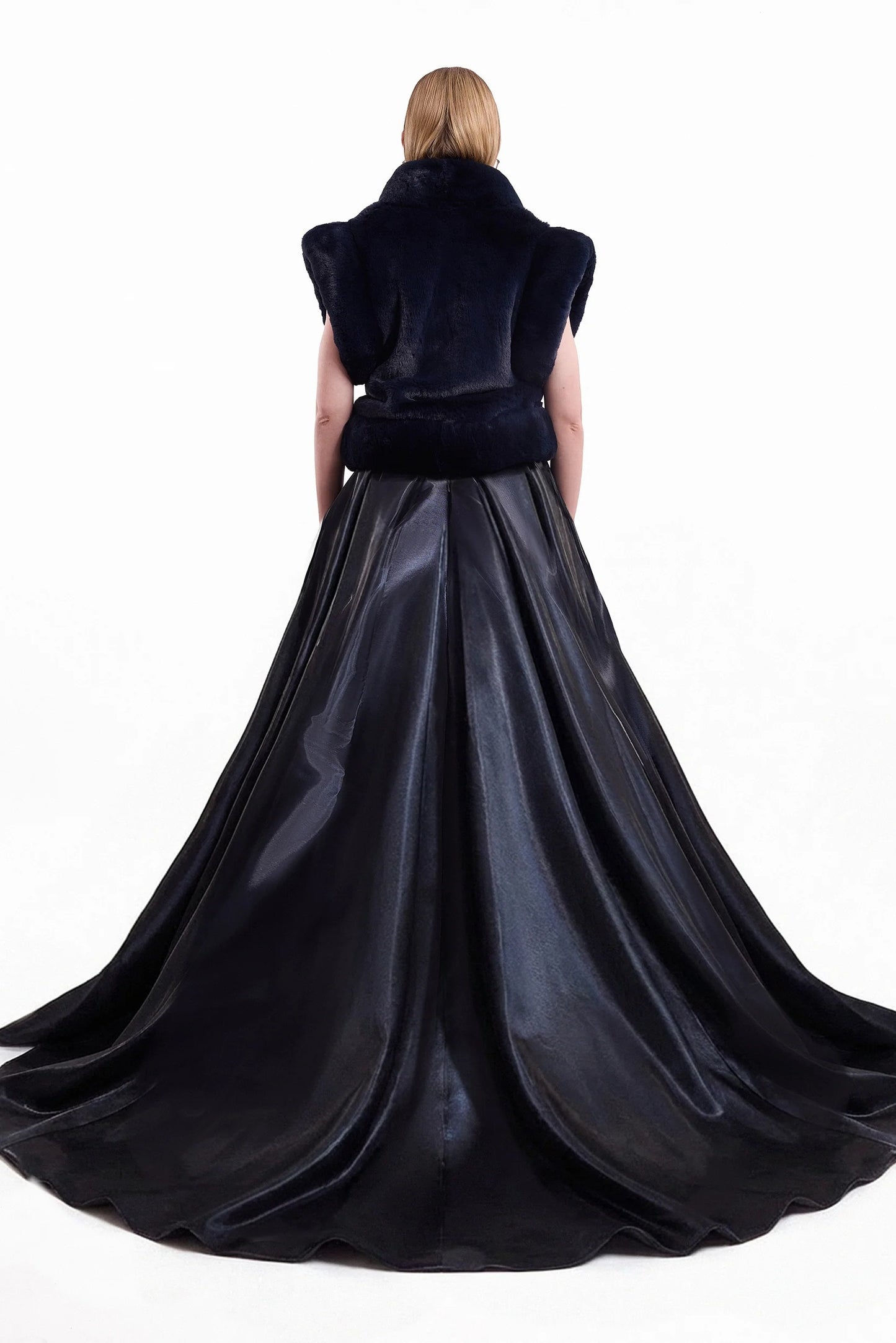 Halter Neck Embellished Dress with Wrap