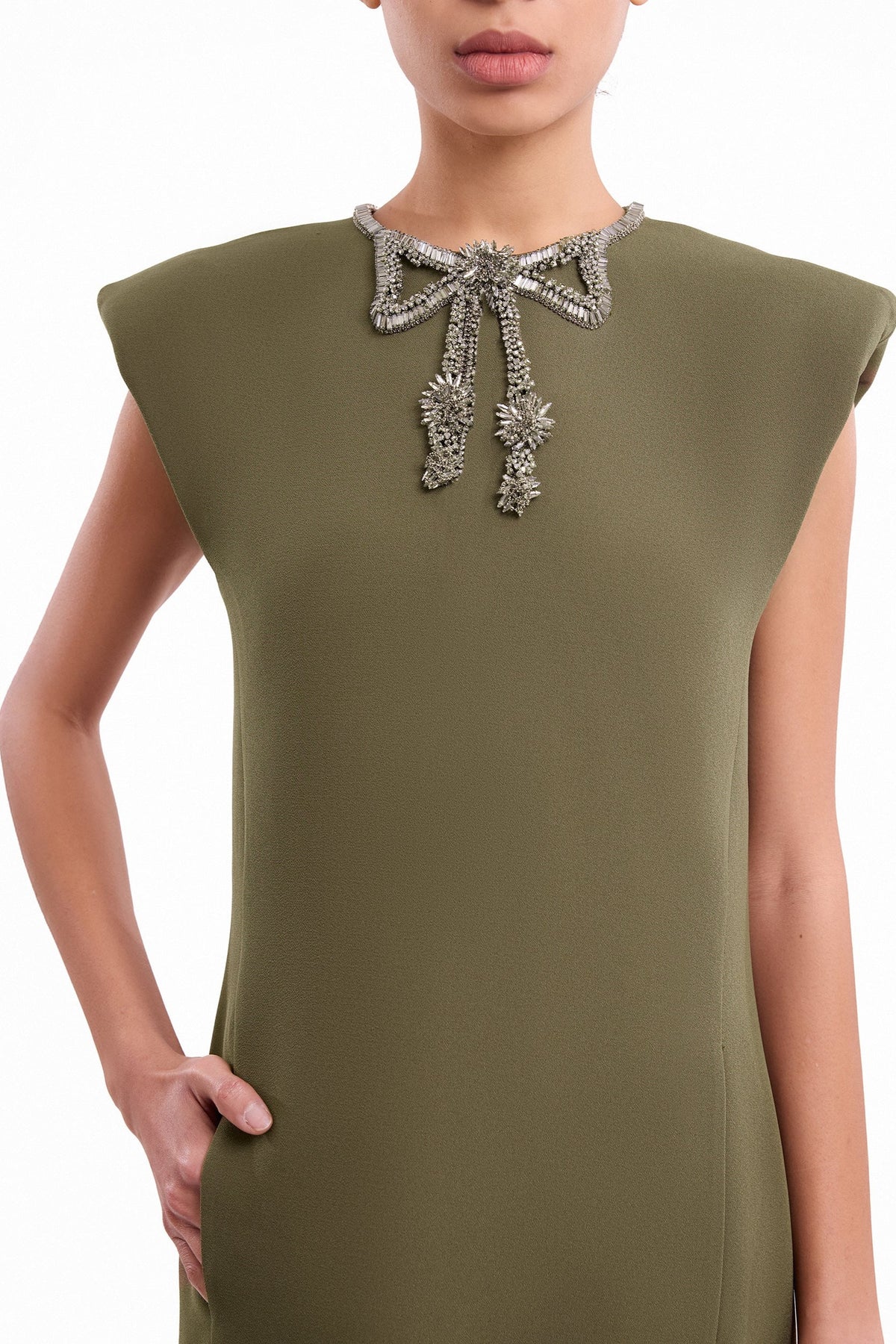 Bow Detail Straight Dress