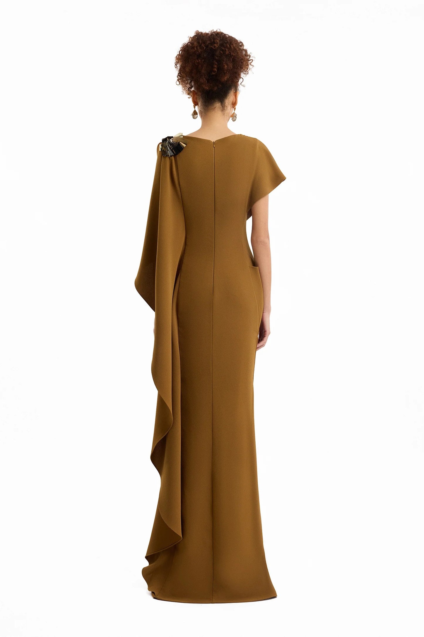 Asymmetric Cape Dress