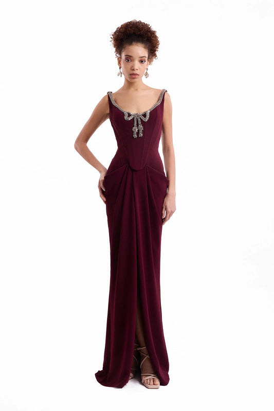 Beaded Bow Dress