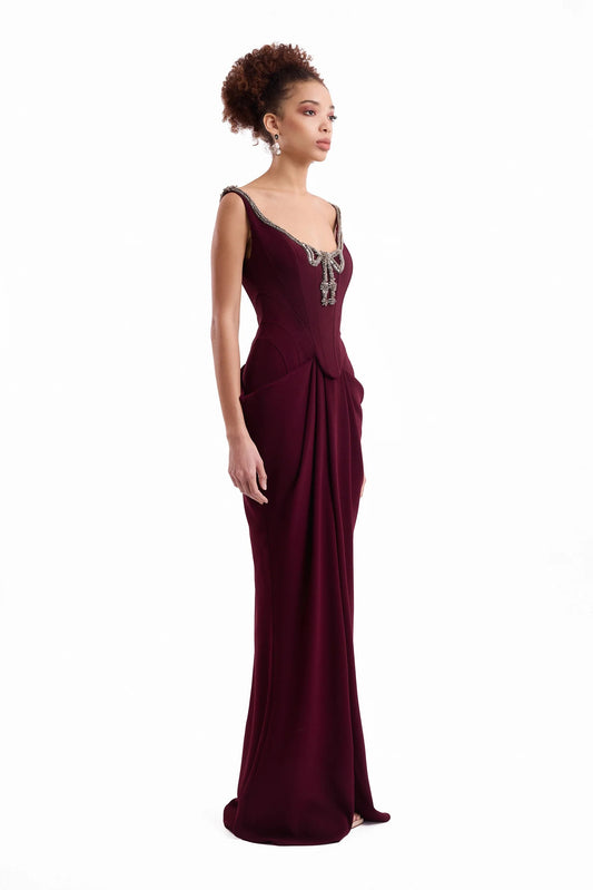 Beaded Bow Dress