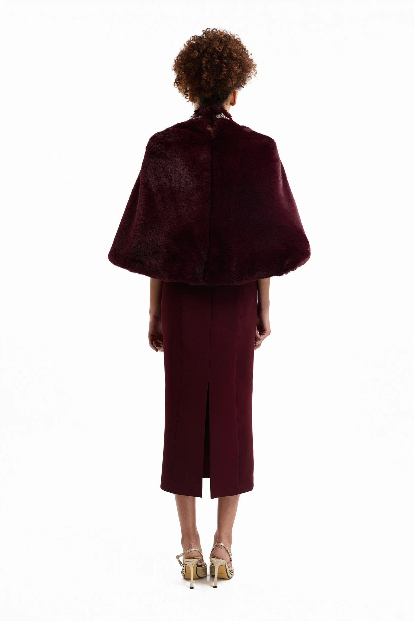 Strapless Midi Dress with Bolero