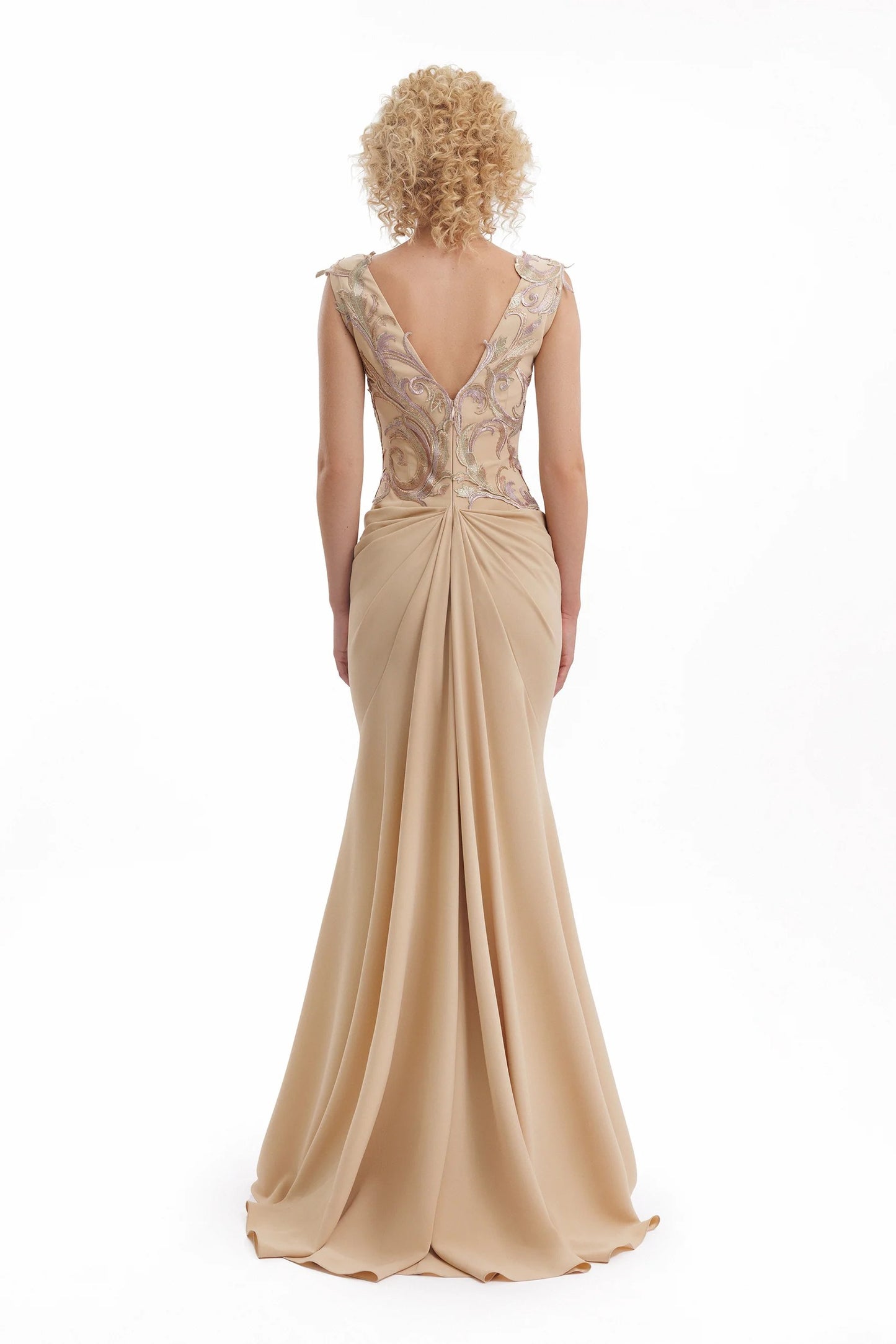 Embroidered Fitted Dress
