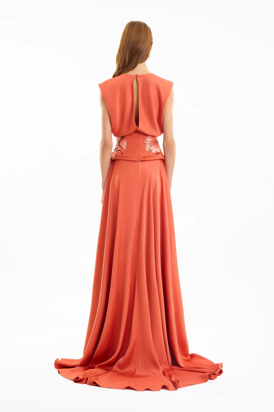 V-Neck Beaded Dress
