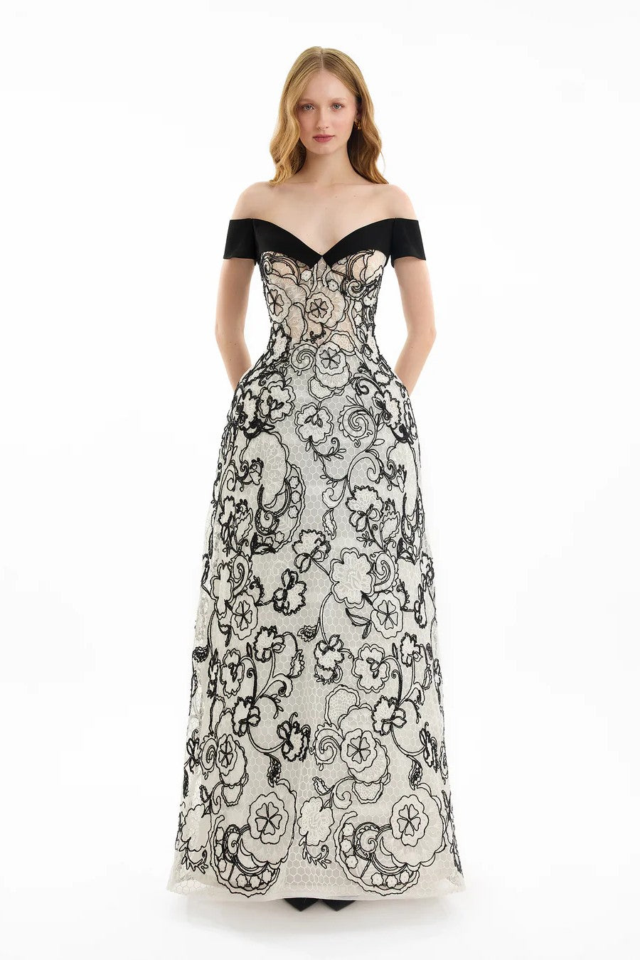 Off-Shoulder Sweetheart Dress