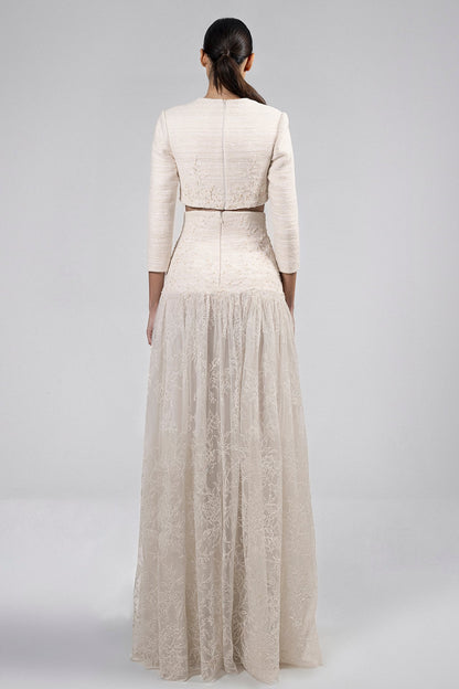 Cropped Jacket Skirt Set