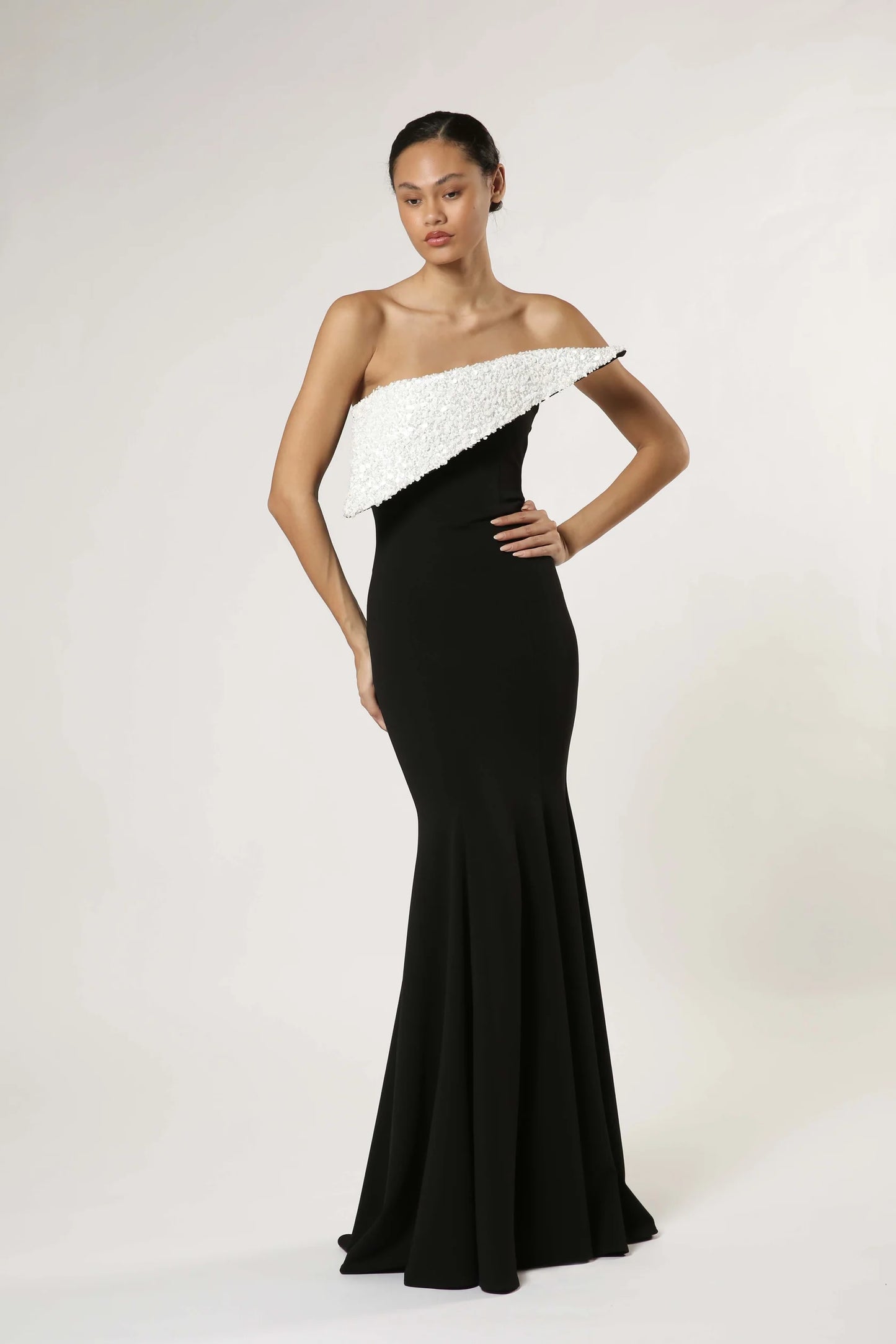 Strapless Sharp Gown