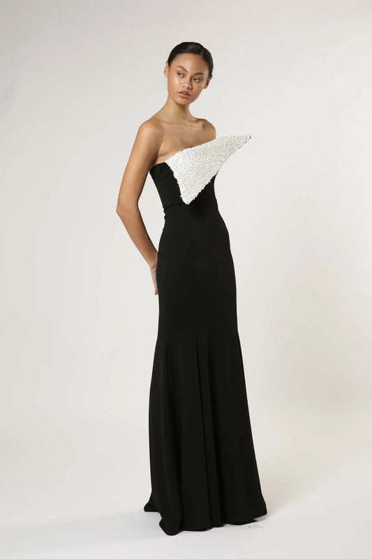 Strapless Sharp Gown