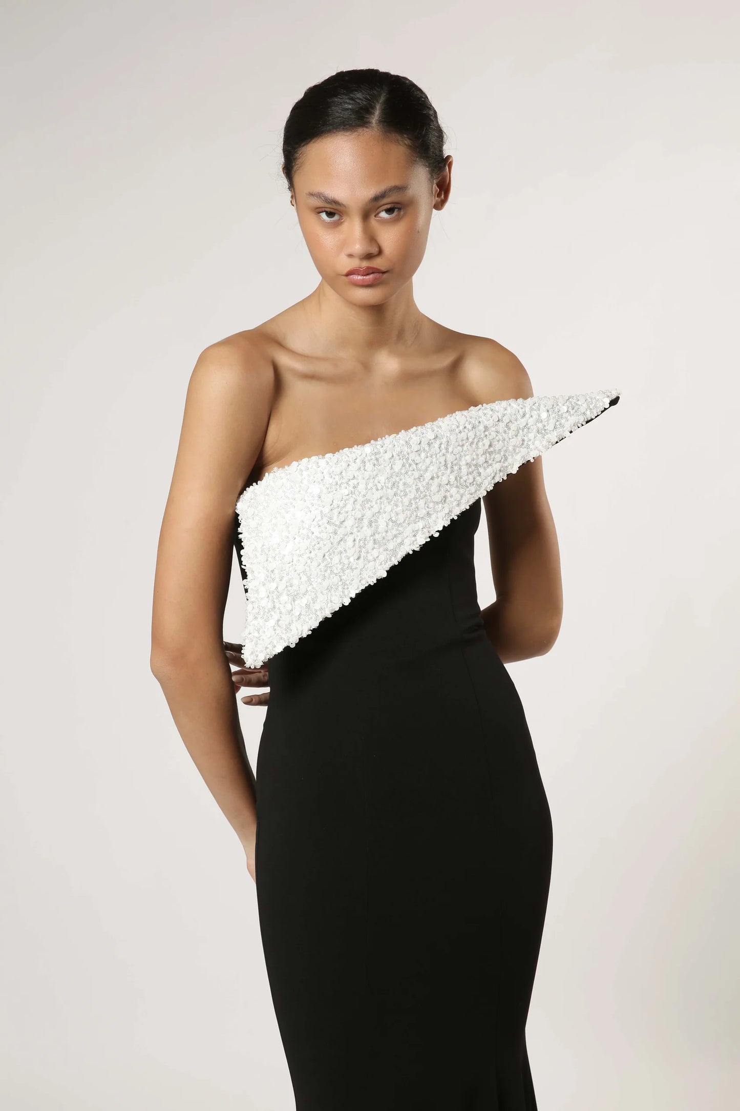 Strapless Sharp Gown