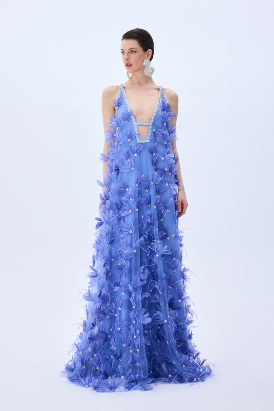 Tulle Periwinkle Gown