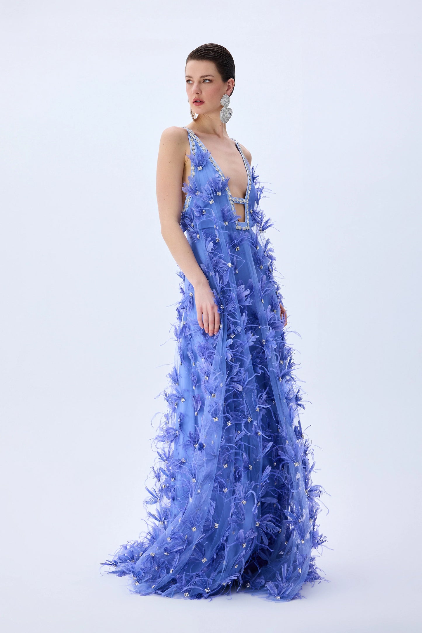 Tulle Periwinkle Gown