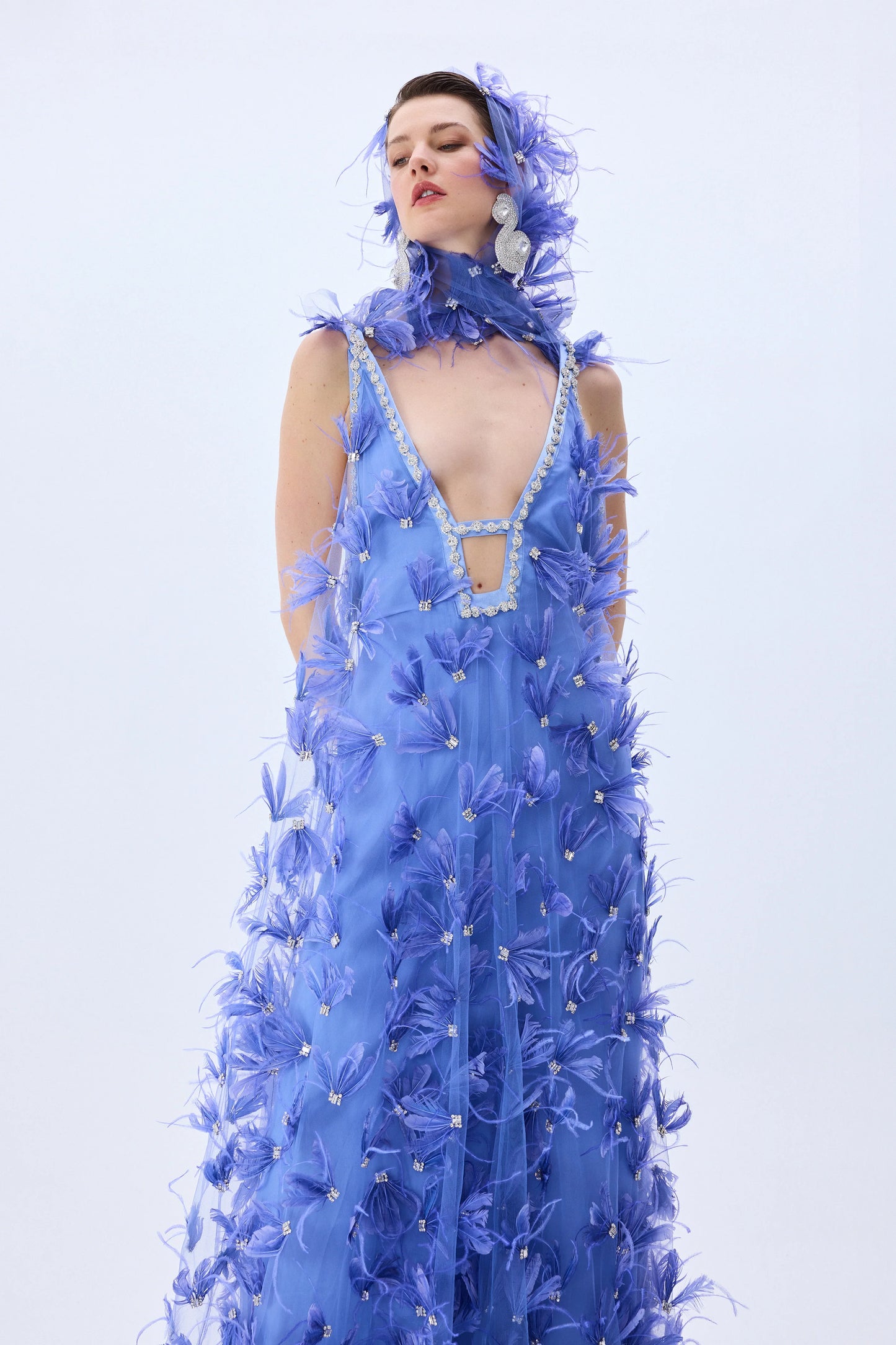 Tulle Periwinkle Gown