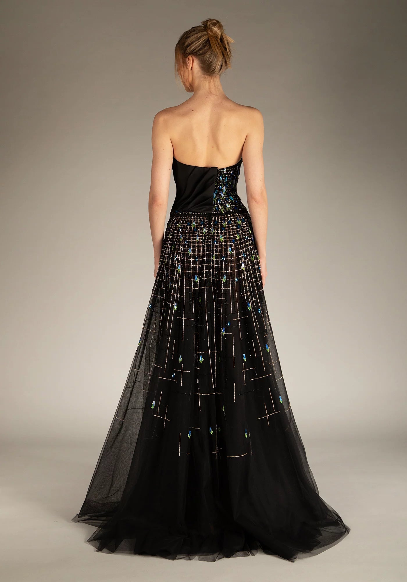 Strapless Asymmetrical Dress