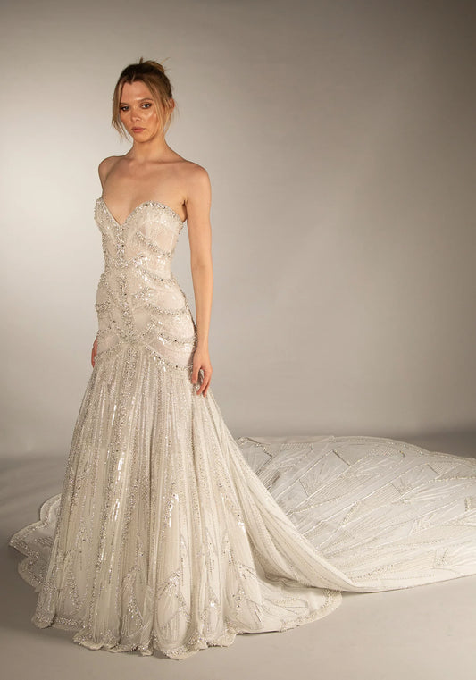 Lace and Tulle Wedding Dress