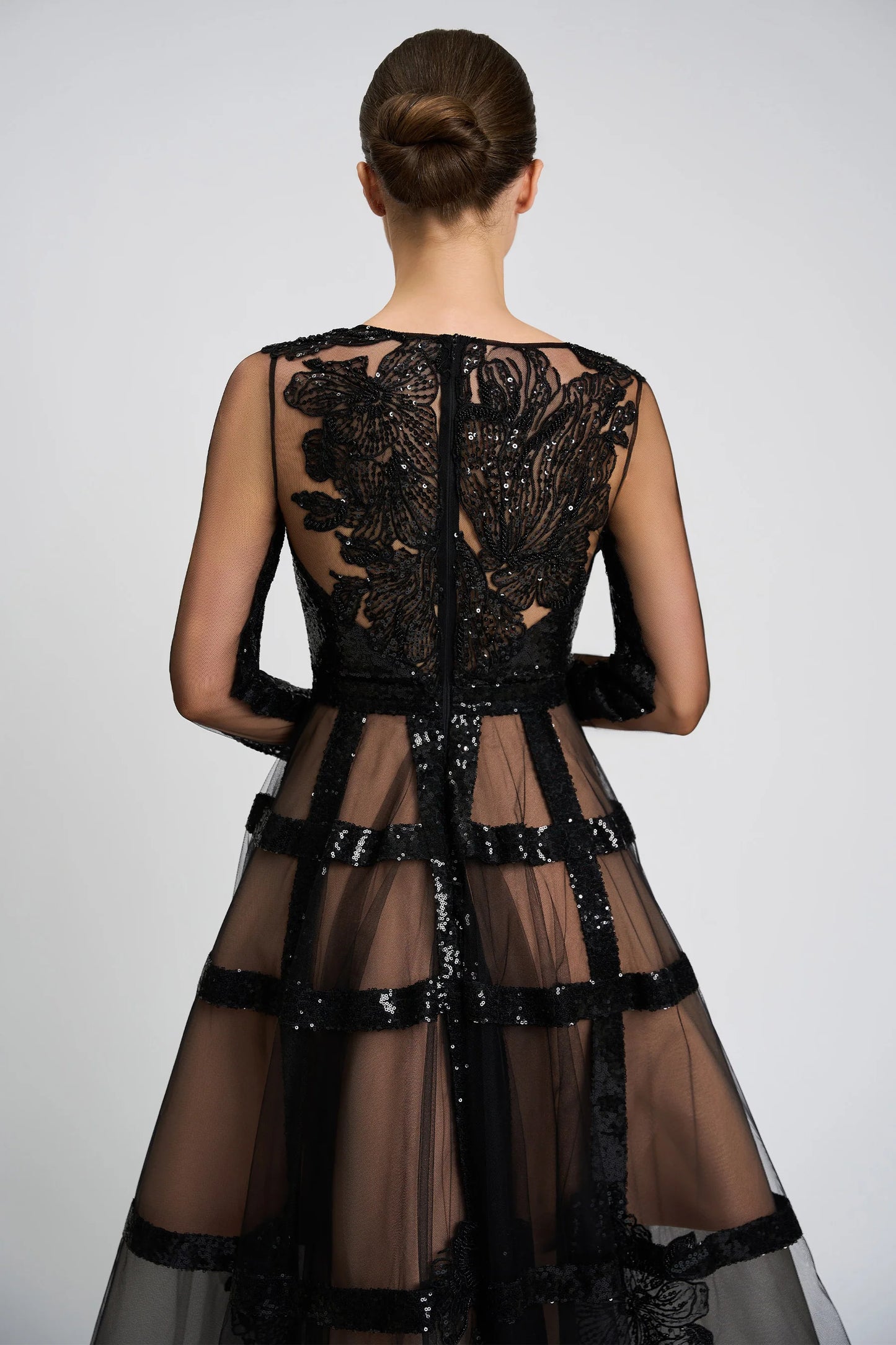 Sequin Midi Cocktail Dress