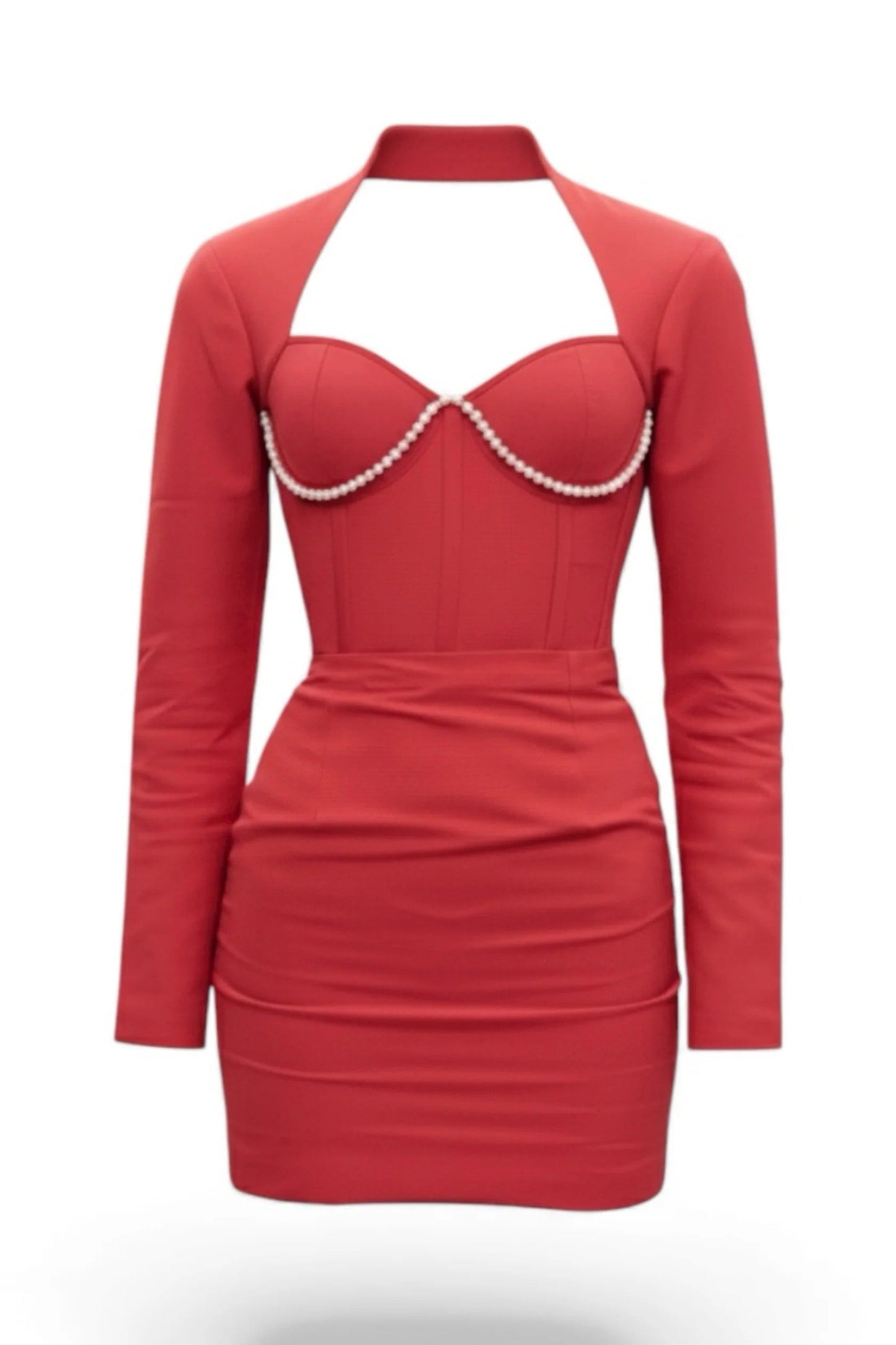 Crimson Ascent Dress