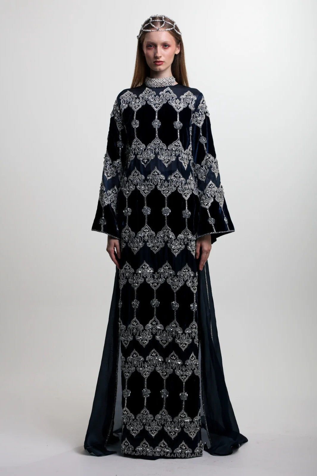 Beaded Abaya Gown