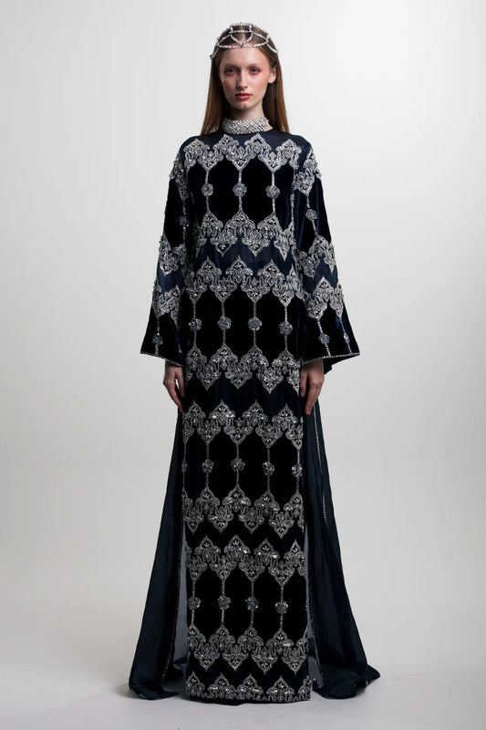 Beaded Abaya Gown