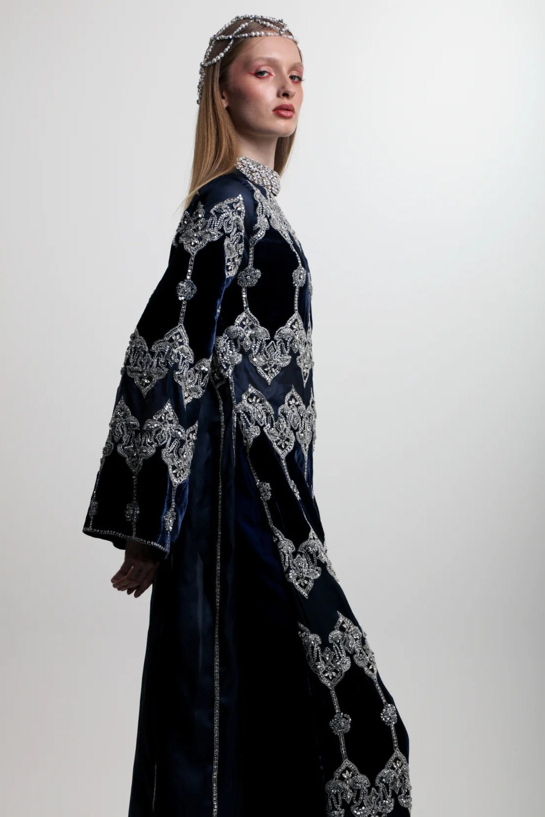 Beaded Abaya Gown