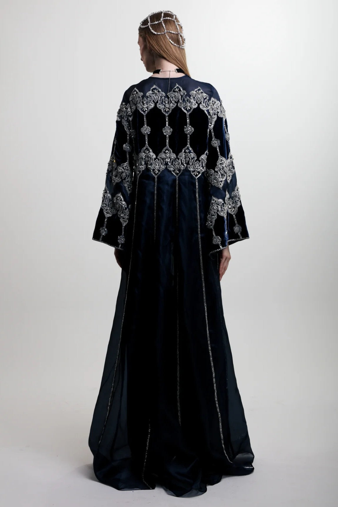 Beaded Abaya Gown