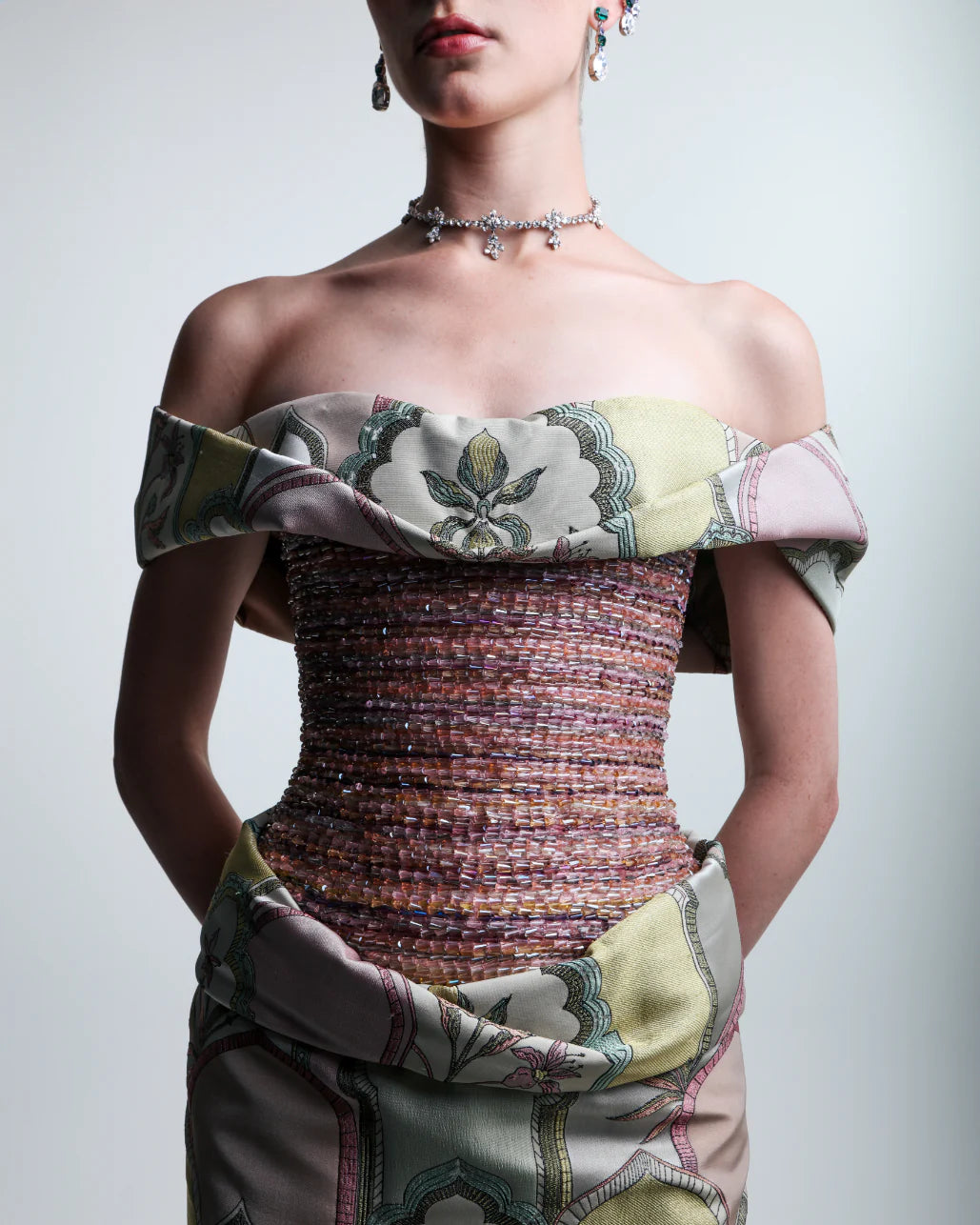 Classical Off-Shoulder Gown