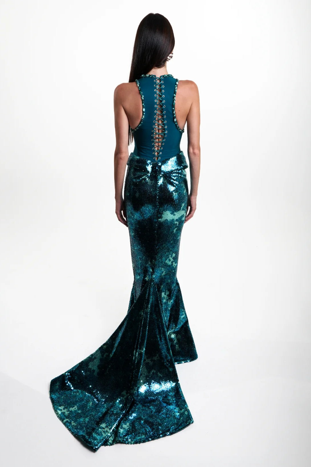 Sequined Mermaid Gown