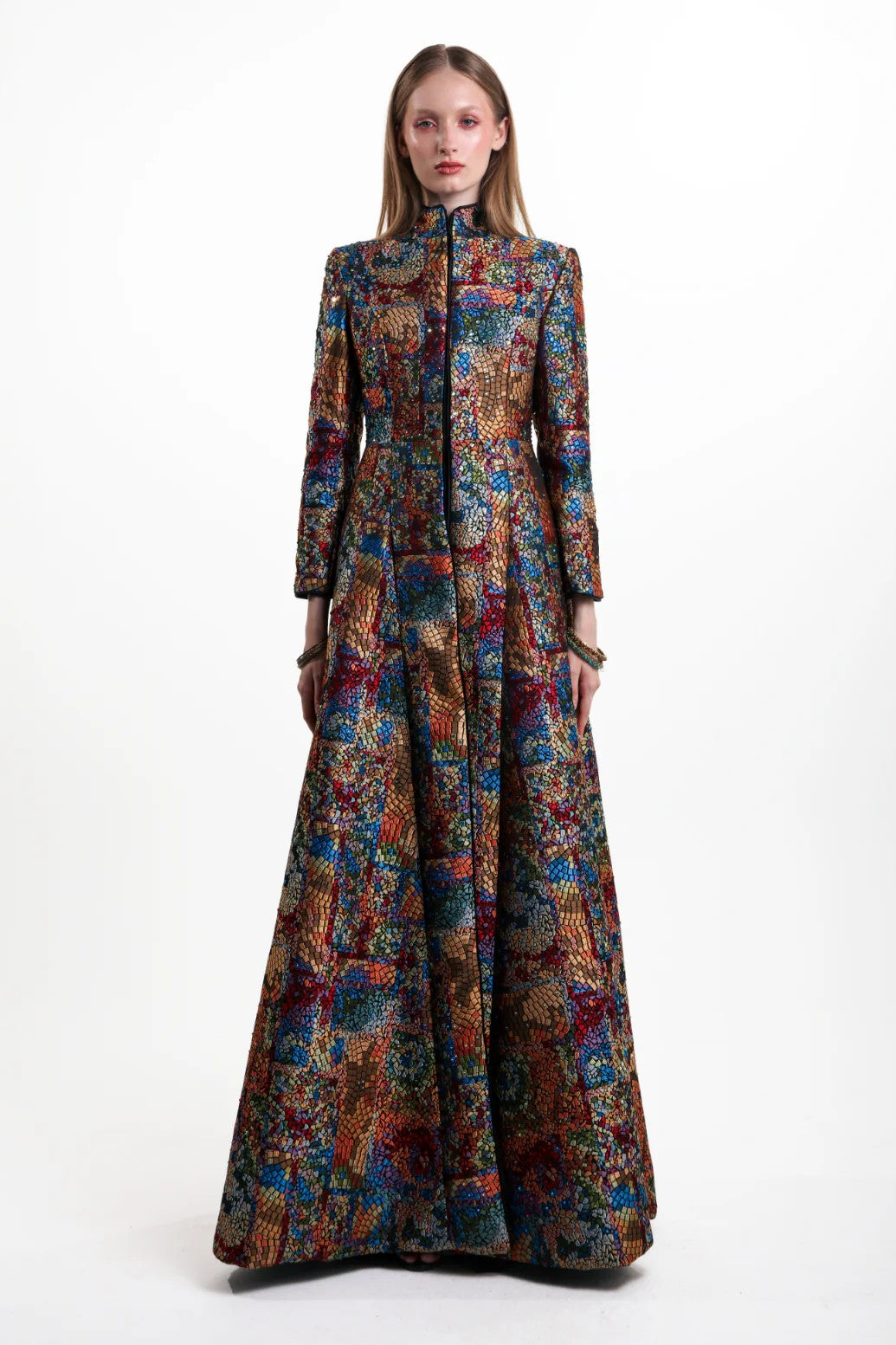 Mosaic Coat Dress