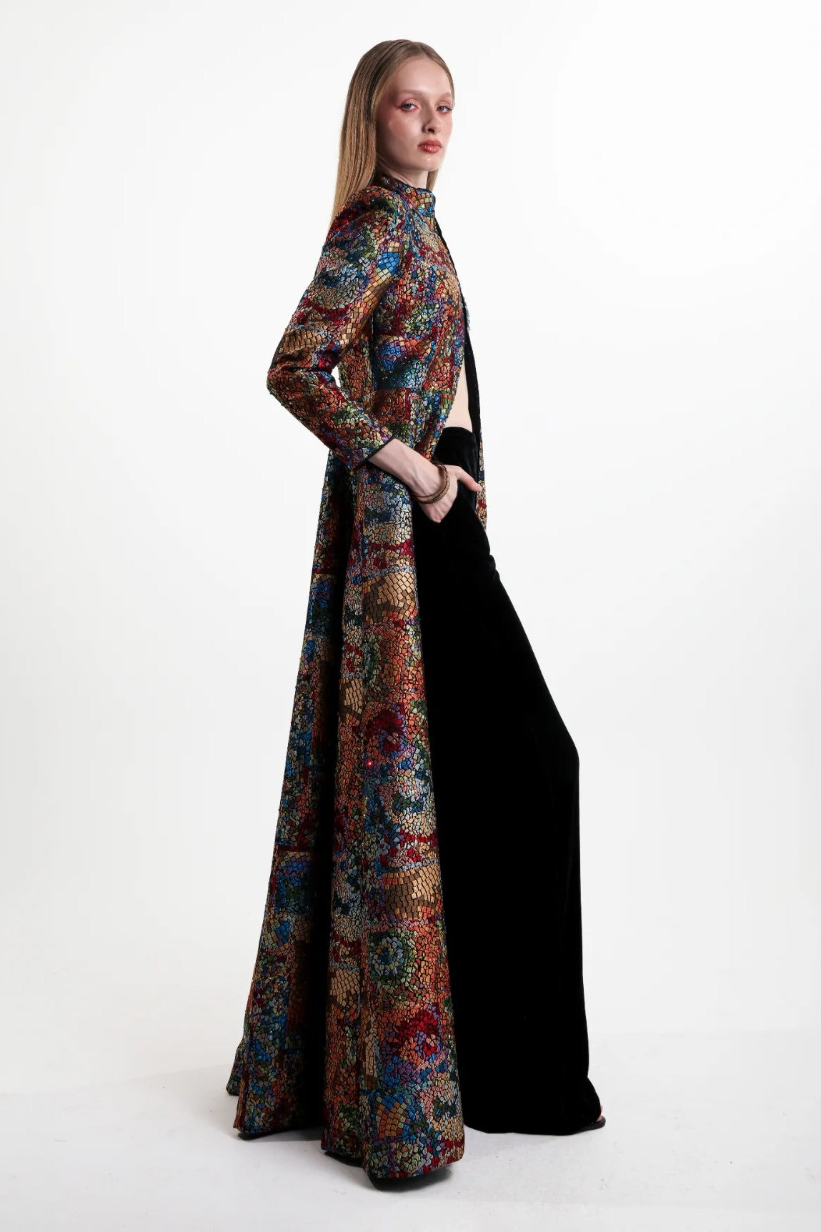 Mosaic Coat Dress