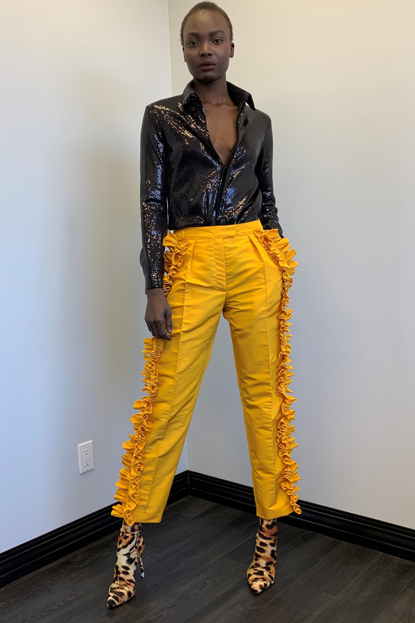 Diego Ruffled Pants