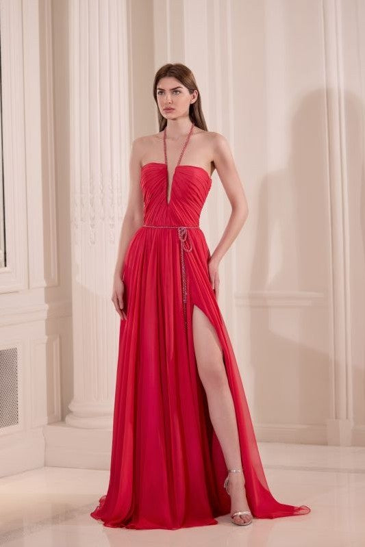 Halter Strap Gown
