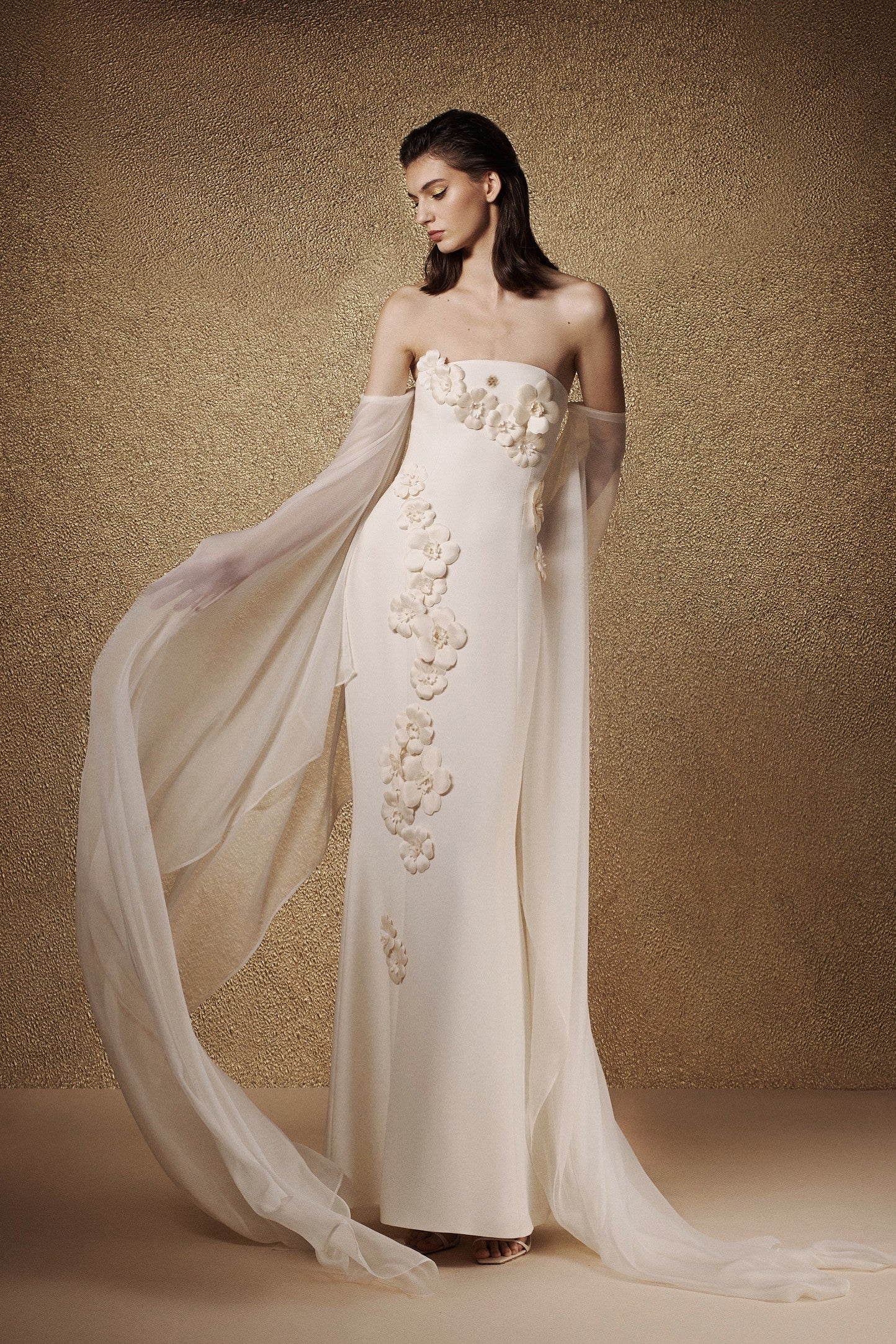 Camellia Column Gown