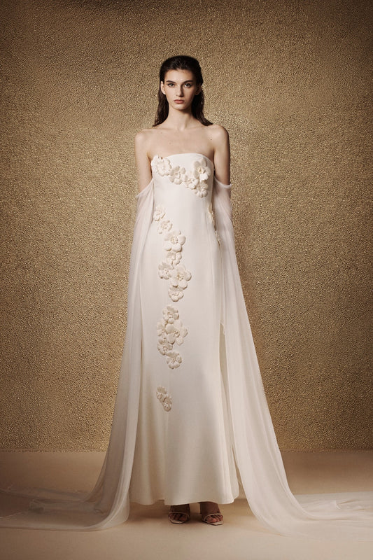 Camellia Column Gown