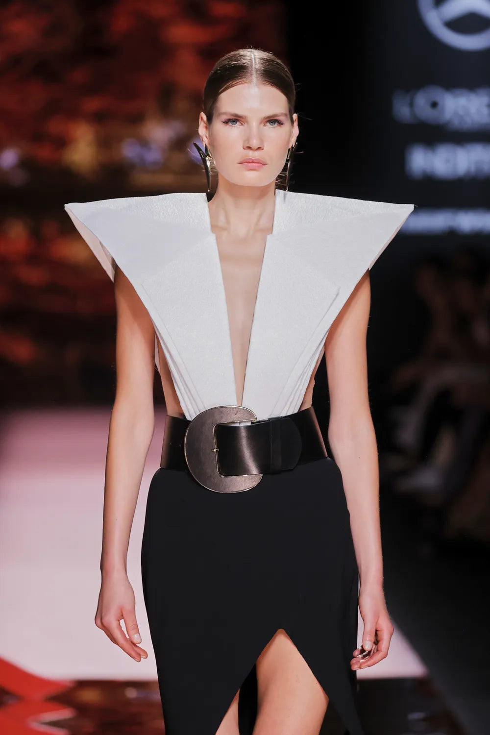 Sleeveless Idoyaga Hi-Lo Gown