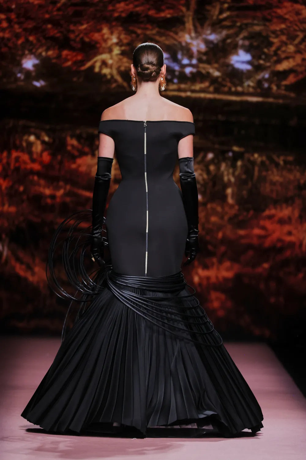 Off-Shoulder Imbachi Gown