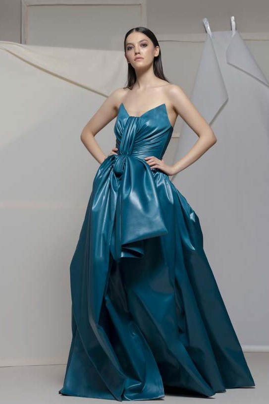 Arpaia Strapless Gown