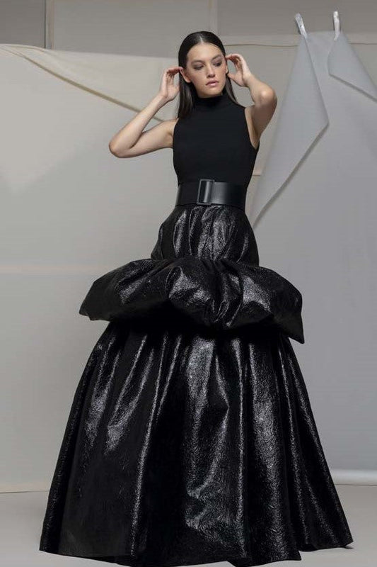Aielli Sleeveless Cancan Gown