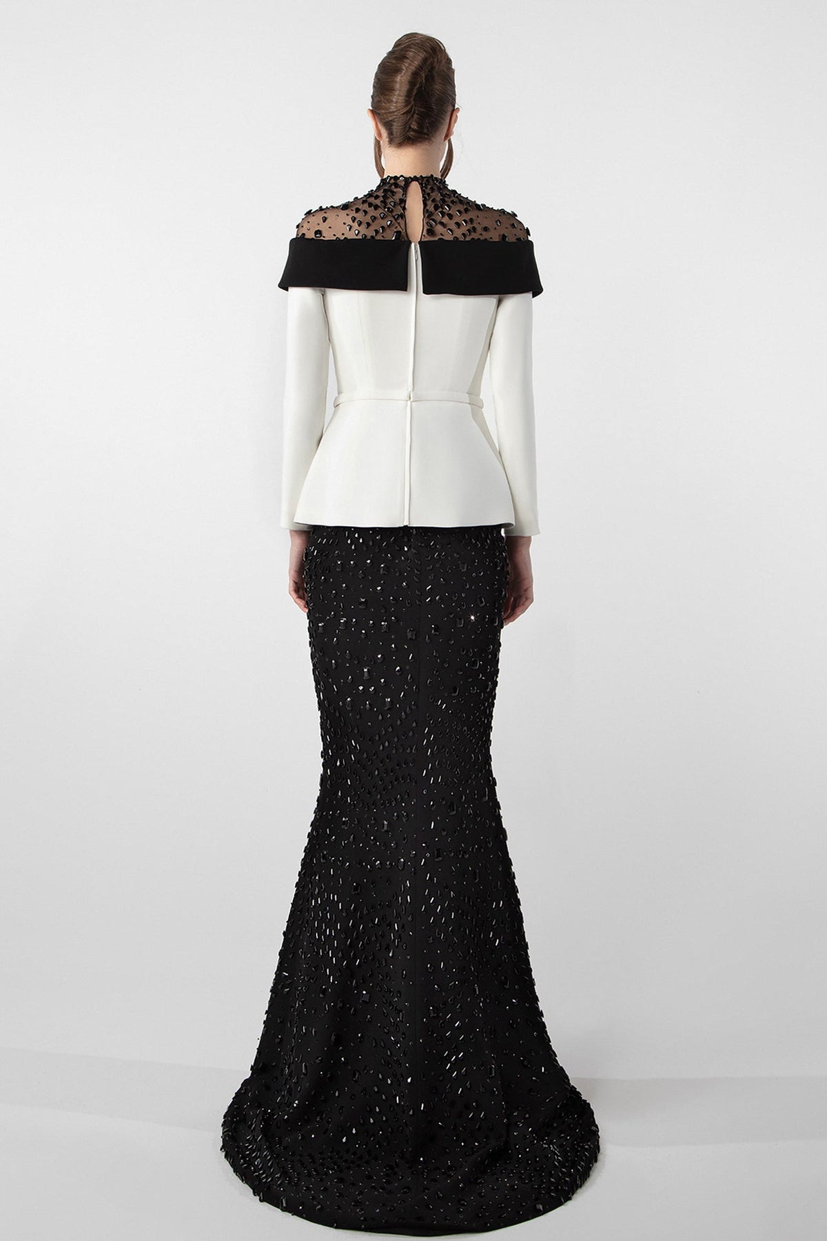 Peplum Jacket Skirt Set