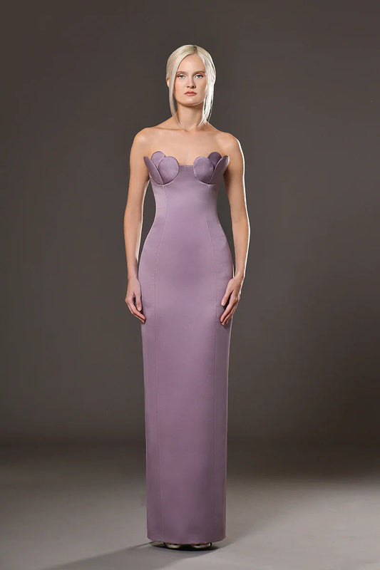 Strapless Flower Cup Dress