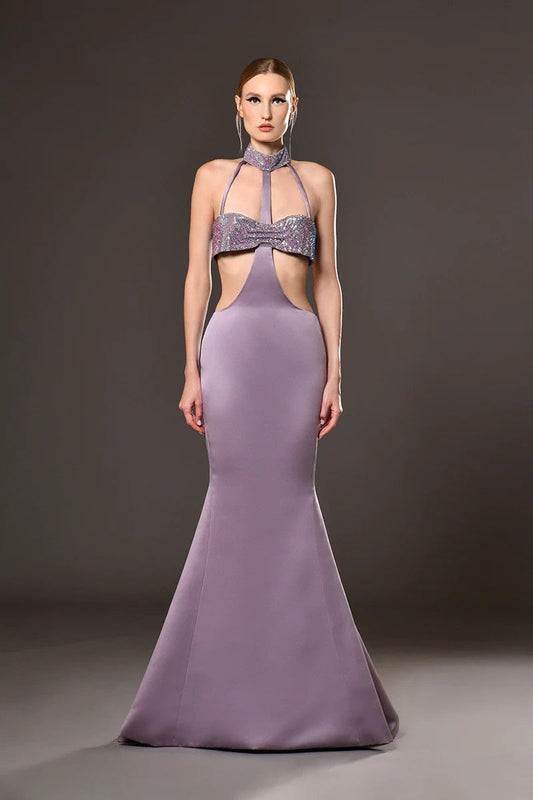 Mermaid Dress with Cut-Outs