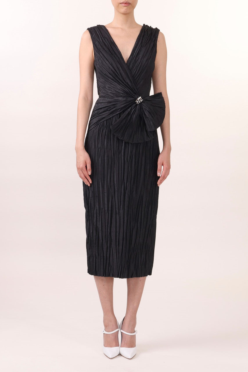 Pleated Cocktail Dress