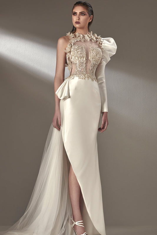 Asymmetrical Gown