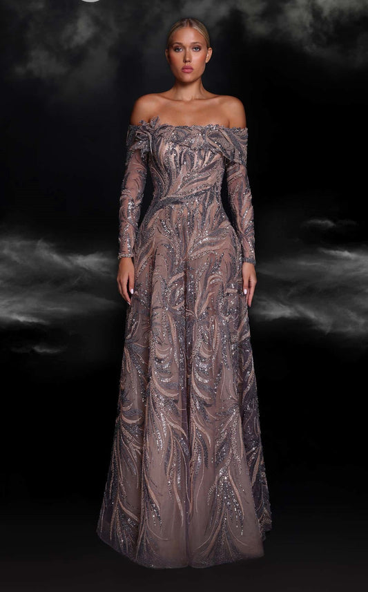 Off Shoulder Ball Gown