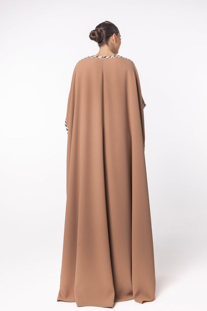 Braided Cape-Top Skirt Set