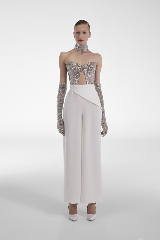 Strapless Top with Pants