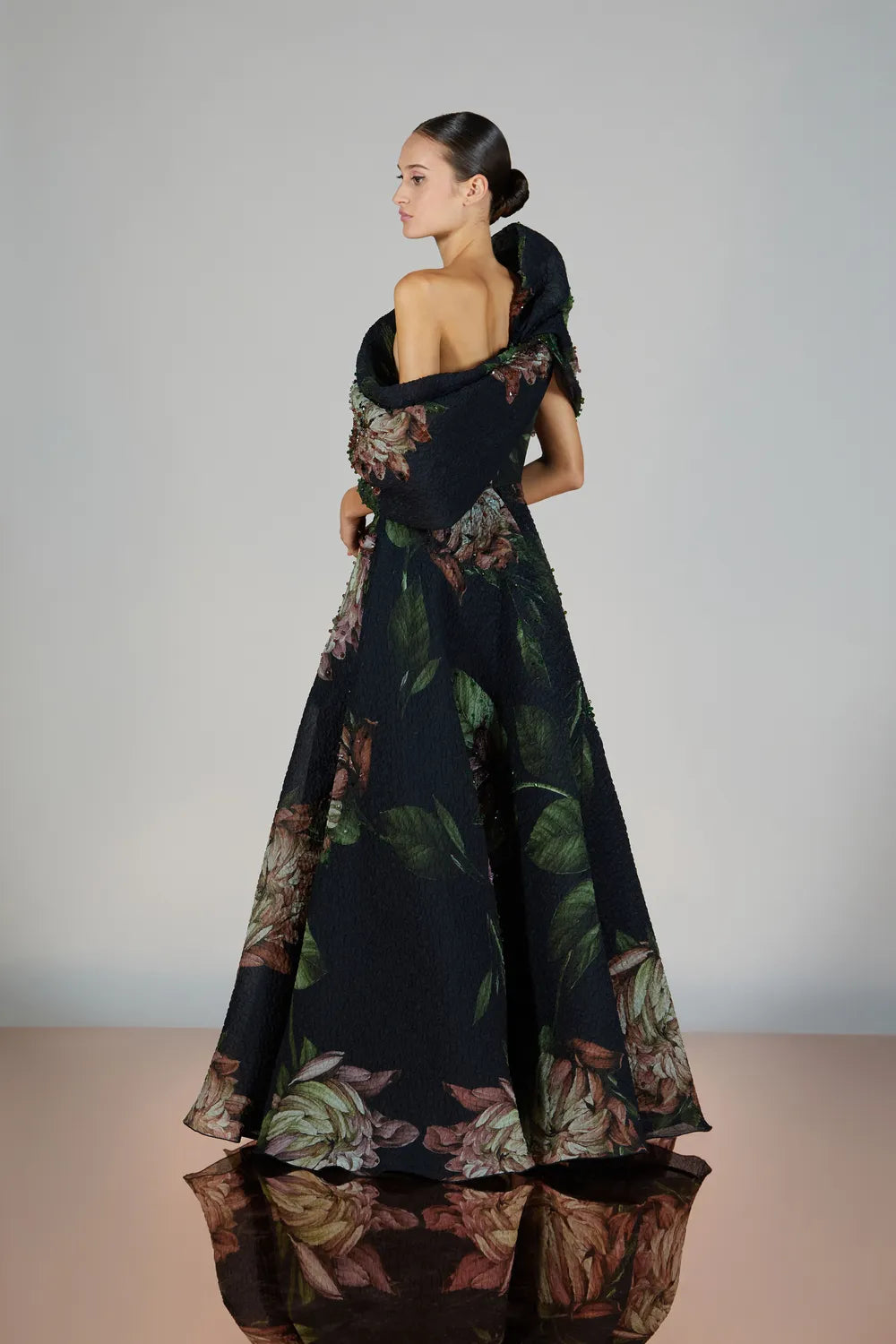 Off-Shoulder Kanoute Gown