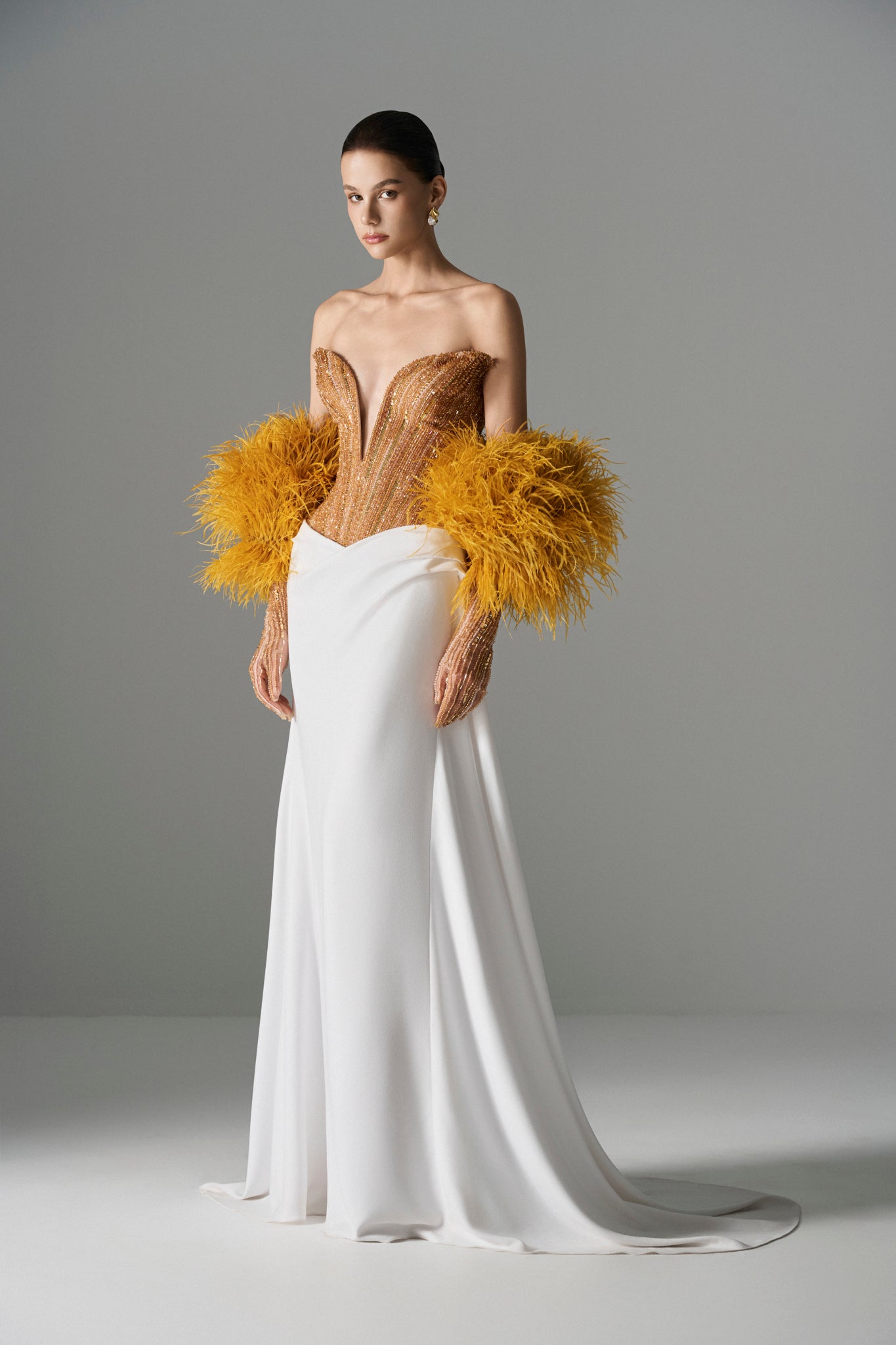 Gilded Swan Gown
