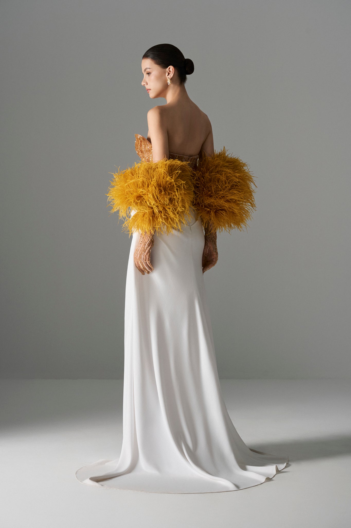 Gilded Swan Gown