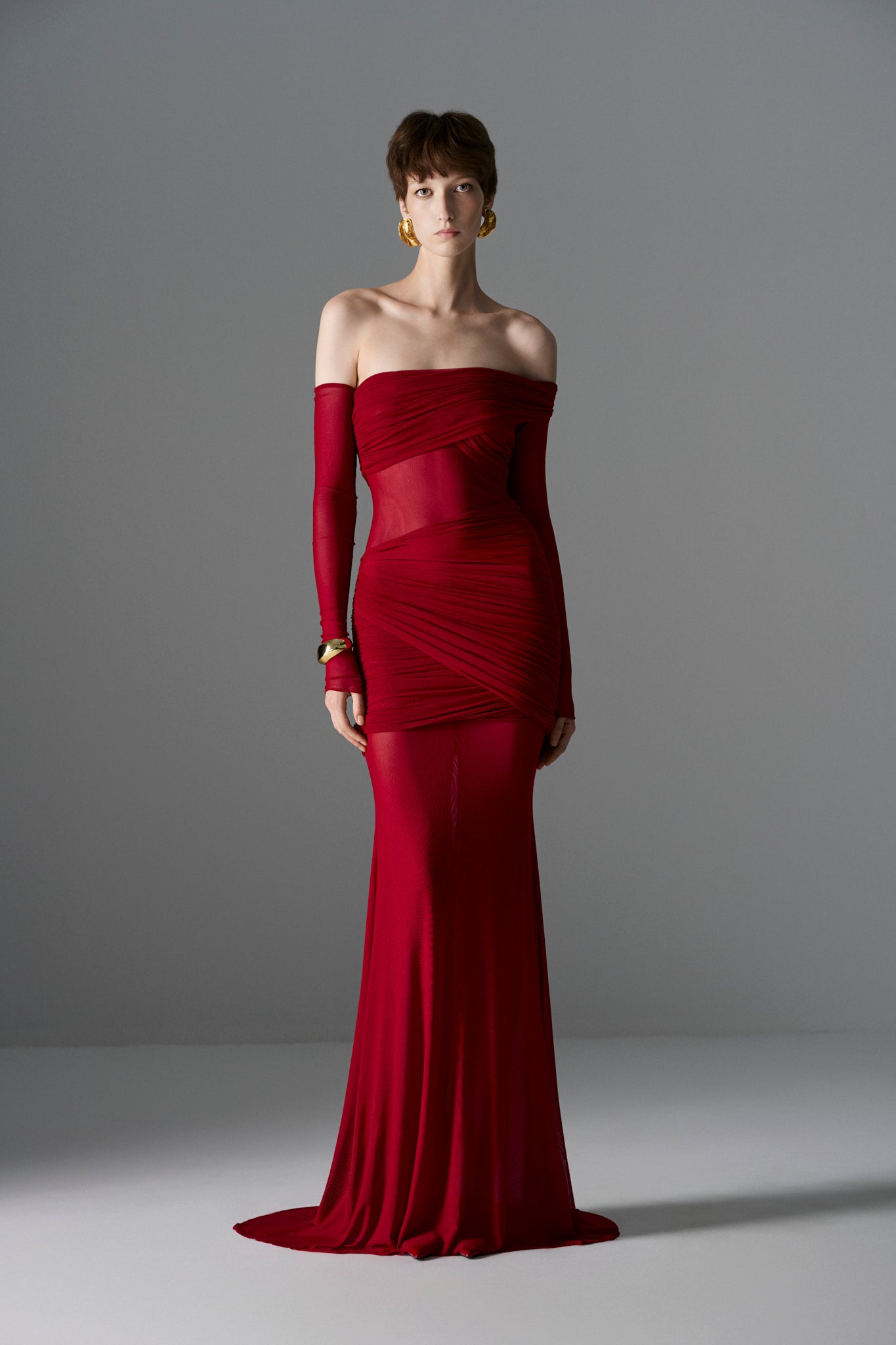Crimson Aphrodite Gown